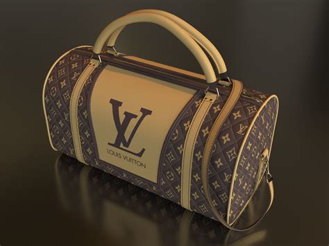 louis vuitton bag 3d model|louis vuitton traditional bag.